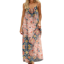 Women Backless Cami Dress, Summer Casual Sleeveless-Fuchsia S