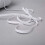Elastische band - ONEVER - 3 mm - 146 m - Wit - Duurzaam en robuust 4
