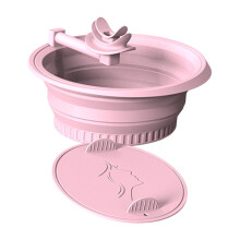 Flexible Silicone Ice Bath Bowl Set For Skincare Skin-Pink