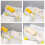Soap Dish - Ceramic - Duck - Self-Draining Design - Dimensions 20x8CM - White 4