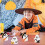 Halloween Wooden Decorative Panel, Ghost Bat, Witch's Broom, Kitchen Table Interior Decoration 6