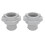 Grey Coupling Nut for B C Spa Pipes 13
