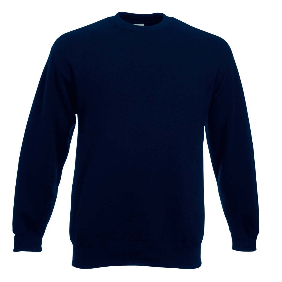 Fruit Of The Loom (2Xl, Deep Navy) Unisex Premium 70/30 Set-In Sweatshirt Blue,Multicoloured