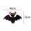 Halloween vleermuis decoratieset, 2 stuks, ecelen hw 2