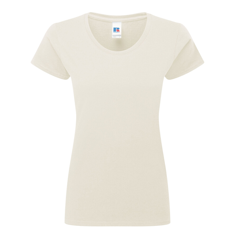 Russell (L, Natural) Womens/Ladies Authentic Classic T-Shirt Multicoloured
