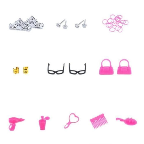 Σετ Ρούχων Barbie Dress Up FOLAYA - Λευκό - Για παιδιά 3 ετών και άνω 1