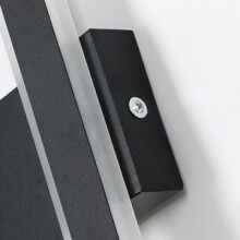 DELIPOP Modern Indoor LED Wall Light 32W Black - 3 Adjustable Color Temperatures for Bedroom Living Room Hallway Stairs