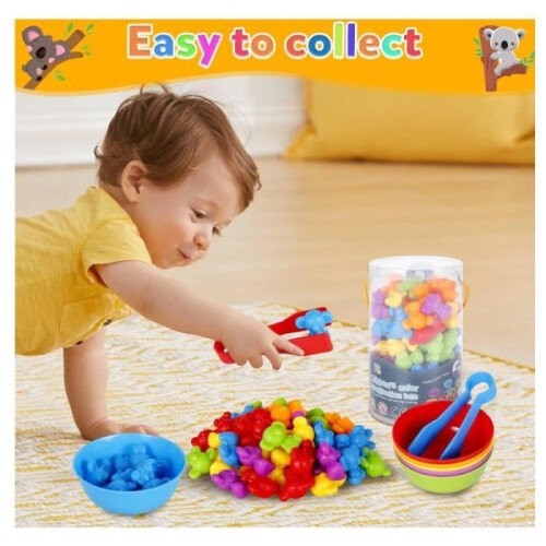 Educational Toy - Rainbow Count - Koala Educational Watch for Early Learning - Blue - Child 1