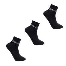 (8 UK Child-13 UK Child, Black) Everlast Childrens/Kids Logo Crew Socks (Pack of 3)