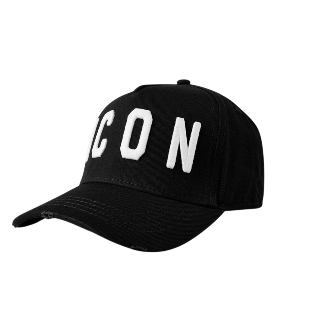 Dsquared2 (One Size, ) Mens Icon Icon Baseball Cap Black/White
