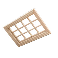 2Pièces Cadres Miniatures En Bois Beige Accessoire Décor Maison