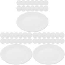 150Pièces Assiettes En Papier Pour Dîner Festif Usage Unique