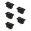 5Pièces Commandes Auto ABS Noir Haute 1