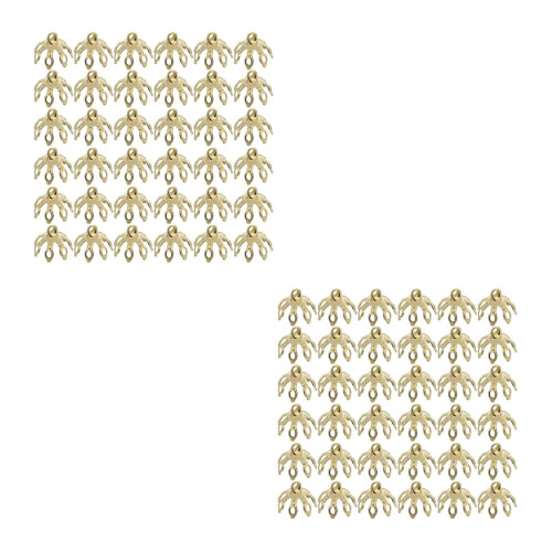 400Pièces Caps À Perles En Cuivre Pour DIY