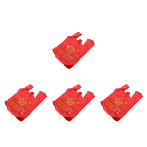 200Pièces Pochettes Rouges Caractère