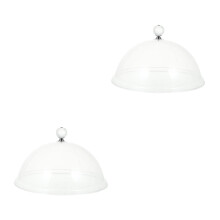 2Pièces Couvercle Dome Cake Transparent Solide