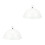 2Pièces Couvercle Dome Cake Transparent Solide 1