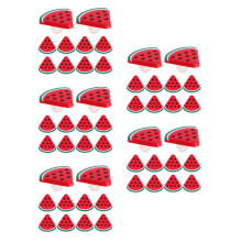 50Pièces Ornements Pastèque Rouge, Décor Pour