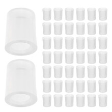 80Pièces Embouts Transparentes Pour Et Cosmétiques