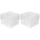 2Pcs Clear Plastic Multi-Functional Photo Case Organizer for Home Use 1
