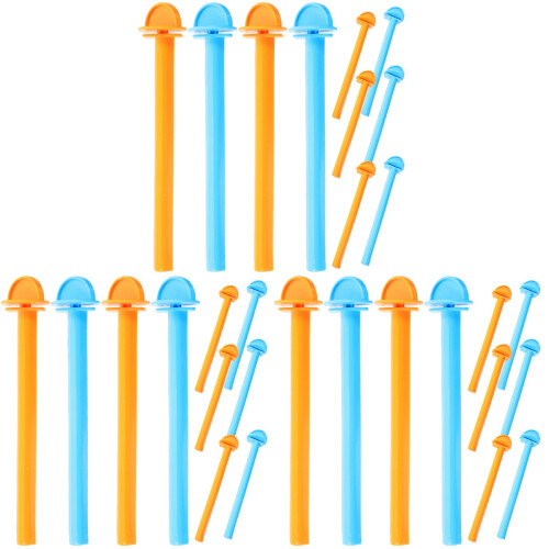 30Pièces Perchoirs En Colorés Pour Perroquets Cage