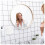 4-Piece Self-Adhesive Wall Switch Cover, Type 86 Reversible Waterproof Wall Socket Cover, White 3