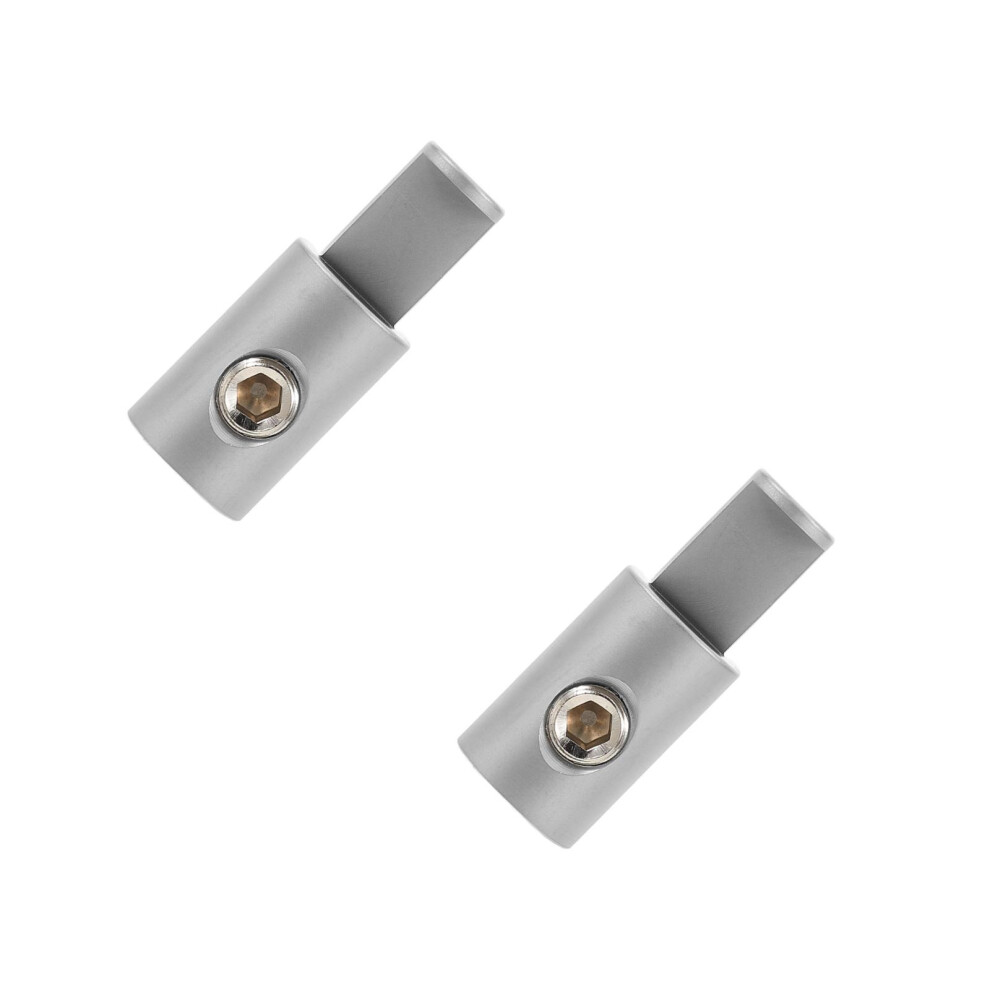 2Pcs Plug And Play Amp Input Reducers For Car Amplifier Power Silver 341373600900