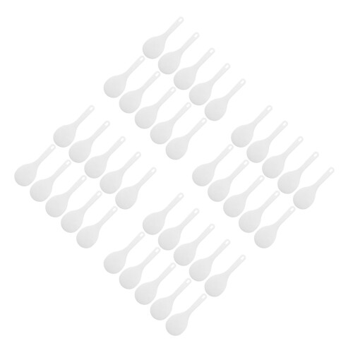 40Pcs Rice Spatula Nonstick for Food Counter Serving
