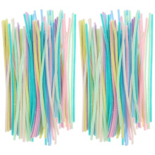 2Pcs Bendable Plush Chenille Stems Iron Wire for Arts, Crafts and DIY