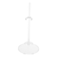 24Pcs Clear Adjustable Doll Stands Plastic Doll Holder Display Rack