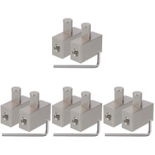 8Pcs 0 Gauge Amp Wiring Kit Aluminum Alloy Car Audio Power Reducer