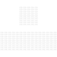 400Pcs Transparent Hanging Folder Tabs and File Folder Labels