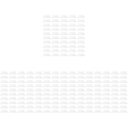 400Pcs Transparent Hanging Folder Tabs and File Folder Labels