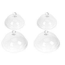 4Pcs Clear Cake Dome Covers Food Covers for Outdoor Use