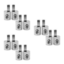 6Paren Sets Auto Audio Kabel Adapter 1/0 Naar 4 Gauge Aluminium
