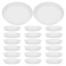 100St Ronde Plastic Bead Opslag Tray En Verfpalette