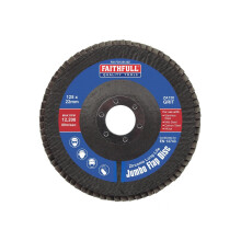 Faithfull Zirconia Abrasive Jumbo Flap Discs