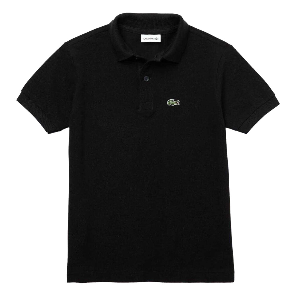 Lacoste (10 Years, ) Boys Pique Polo Shirt Black