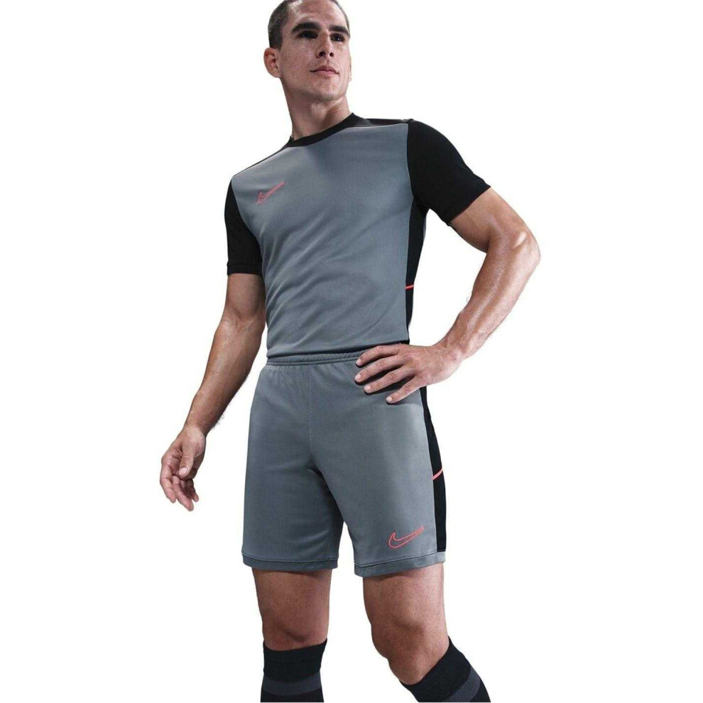 Nike (M, Grey/Black) Mens Academy Shorts Black