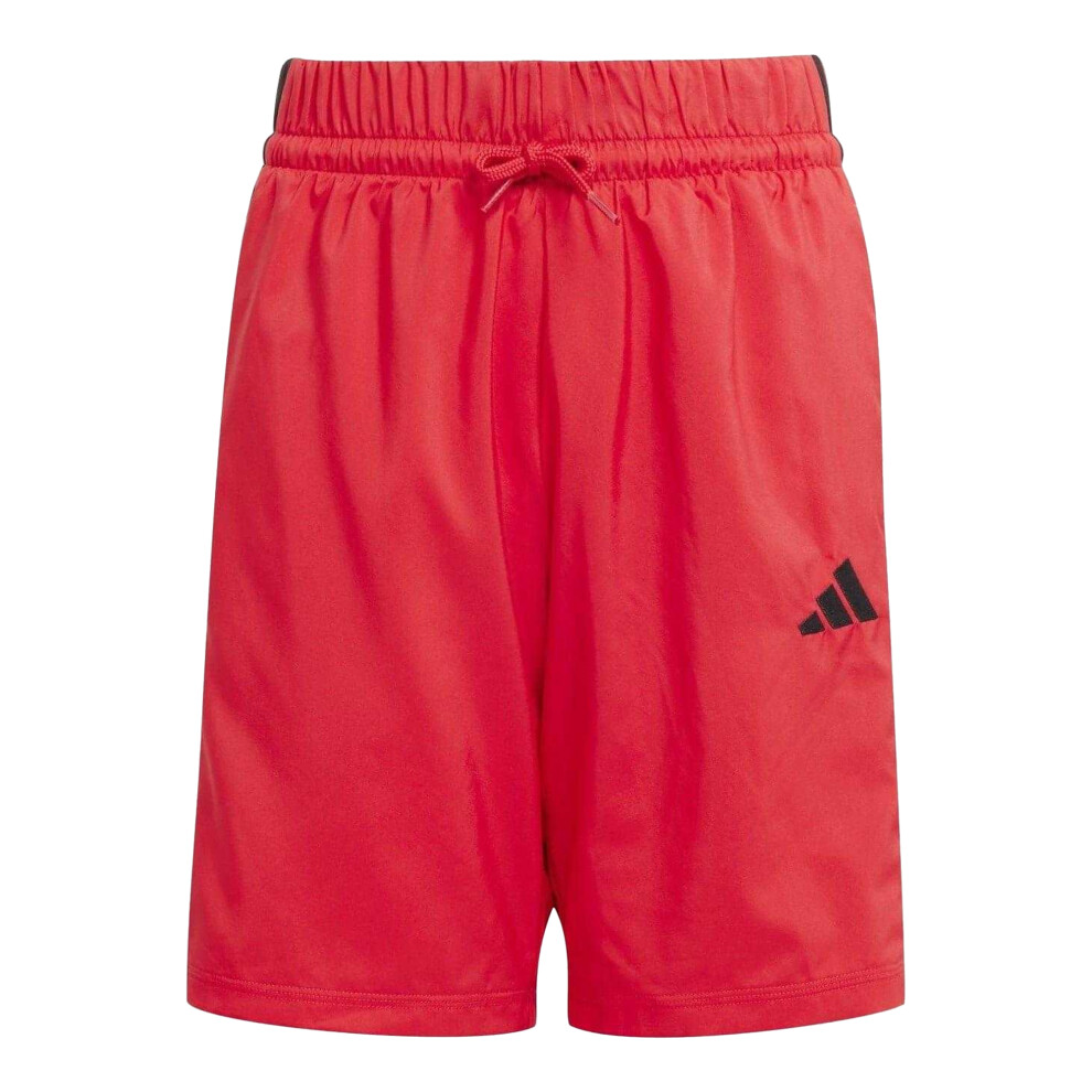 Adidas (7-8 Years, Red/Black) Childrens/Kids Essential Shorts Black