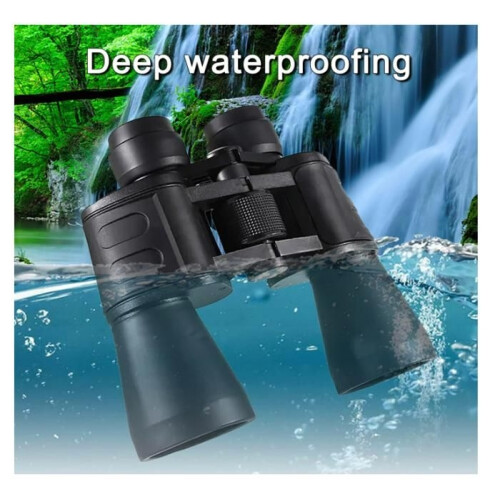 20x50 binoculars, high power, low-light night vision, compact, waterproof, black 1