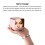 Bakeey V9 Mini Dual Alarm Spiegel LED Bluetooth Speaker - Roségoud 3