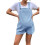Superior Polyester Maternity Shorts Adjustable Waist-apricot M 5
