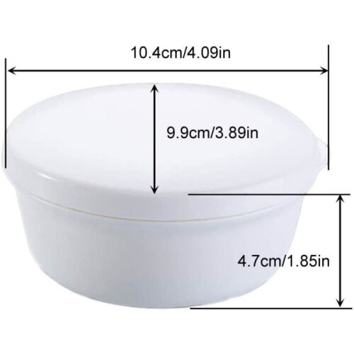 Soap Dish - Not specified - Portable Soap Case - PP+PE Plastic - 2pcs - White/Blue 1