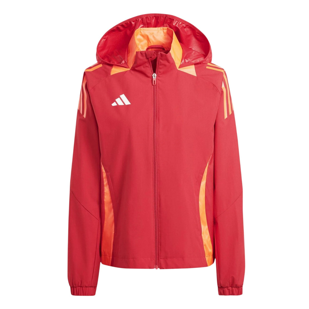 Adidas (14 Uk, Team Power ) Womens/Ladies Tiro 24 Anorak Red