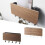 simple decorative retro key holder, rear storage rack, small wall hook, space-saving, easy installation, black 4