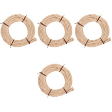4Rouleaux Rotin Plat Beige Pour Réparation Meubles Chaises Tressées