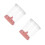 2Pièces Trancheuse Rose En ABS Acier Pour Cuisine Rapide 1