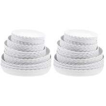 50Pièces Plateaux Rond Plastique Pour Plantes Bonsai