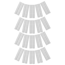 20Pièces Cartouche Adhesive Plastique 1:1 Mélangeur Colle Manuel